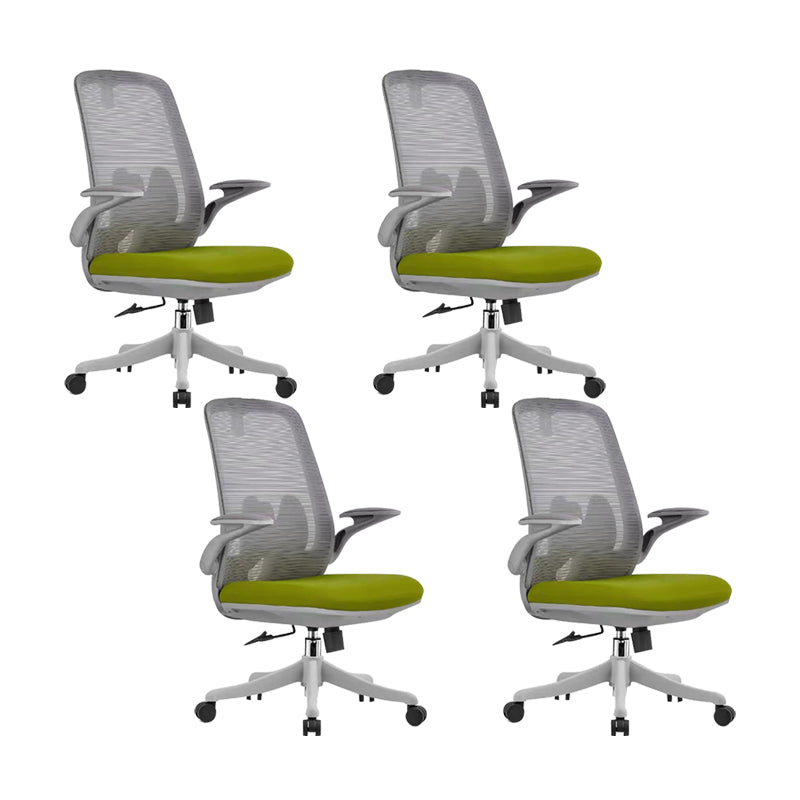 Moderne bureaustoel Mesh bureaustoel Stoel met hoge rugleuning en wielen