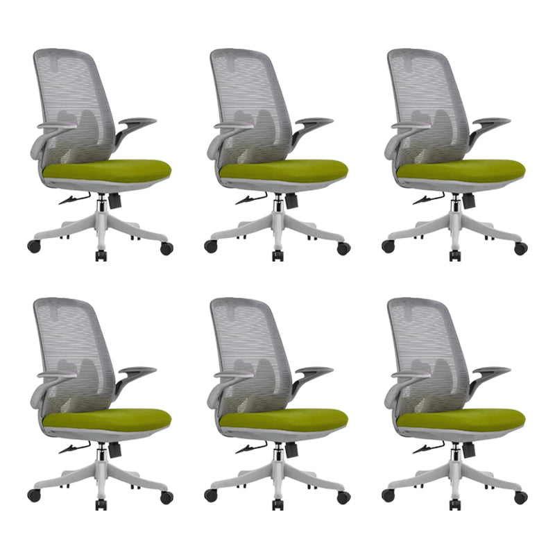 Moderne bureaustoel Mesh bureaustoel Stoel met hoge rugleuning en wielen