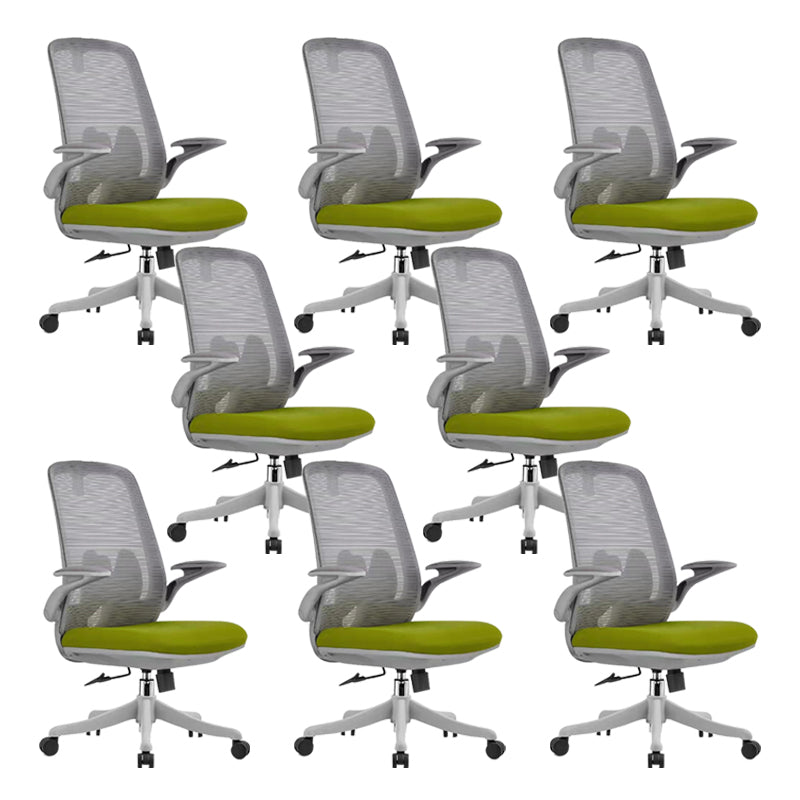 Moderne bureaustoel Mesh bureaustoel Stoel met hoge rugleuning en wielen