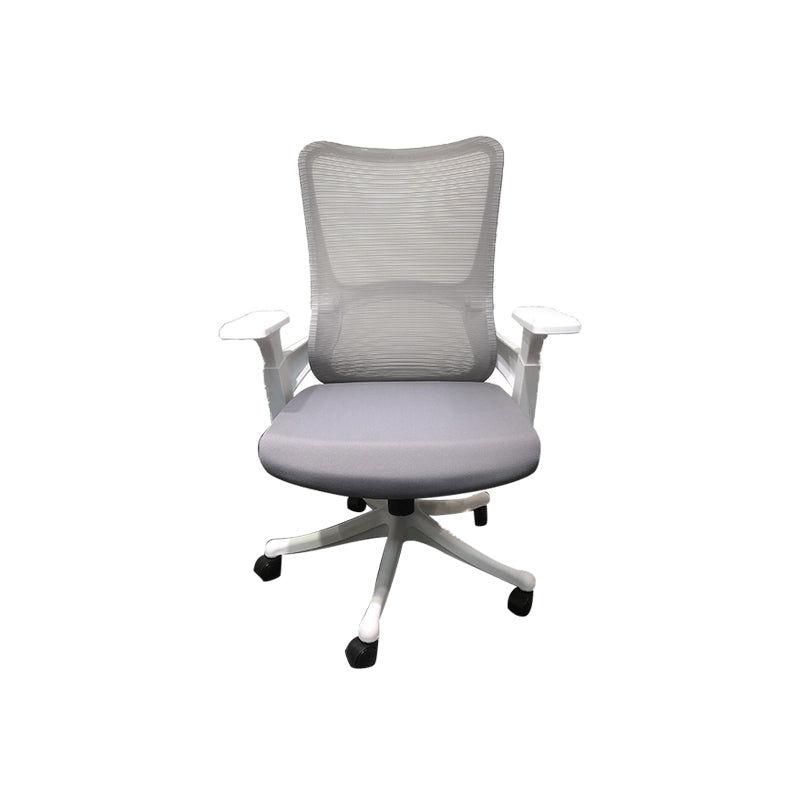 Modern Desk Chair Mesh Computer Chair High-Back Chair in Gray 1 Piece Without Headrest Clearhalo 'furn' 'furn_office_chair' 'Furniture' 'Office Chairs' 'Office Furniture' 'office_chair' 5949081