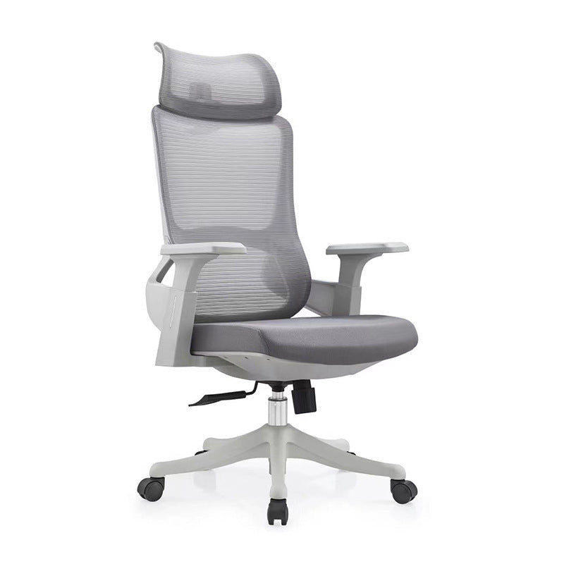Modern Desk Chair Mesh Computer Chair High-Back Chair in Gray Clearhalo 'furn' 'furn_office_chair' 'Furniture' 'Office Chairs' 'Office Furniture' 'office_chair' 5949088