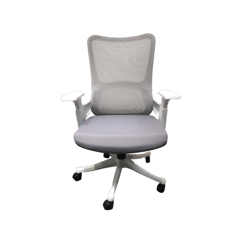 Modern Desk Chair Mesh Computer Chair High-Back Chair in Gray Clearhalo 'furn' 'furn_office_chair' 'Furniture' 'Office Chairs' 'Office Furniture' 'office_chair' 5949098