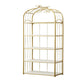 Estantería de estantería moderna de oro Etagere Metal Open Bookcase para sala de estar