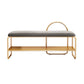 12.6" Wide Modern Seating Bench Rectangle Upholstered Entryway Bench Clearhalo 'Benches' 'Chairs & Seating' 'furn' 'furn_benches' 'Furniture' 'Living Room Furniture' 5949393