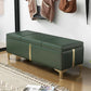 15.7 Inch Wide Modern Entryway Bench Flip Top Solid Color Bench Green Clearhalo 'Benches' 'Chairs & Seating' 'furn' 'furn_benches' 'Furniture' 'Living Room Furniture' 5949421