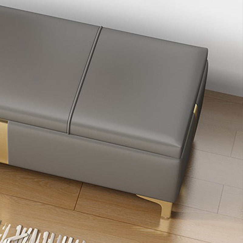 15.7 Inch Wide Modern Entryway Bench Flip Top Solid Color Bench Clearhalo 'Benches' 'Chairs & Seating' 'furn' 'furn_benches' 'Furniture' 'Living Room Furniture' 5949430