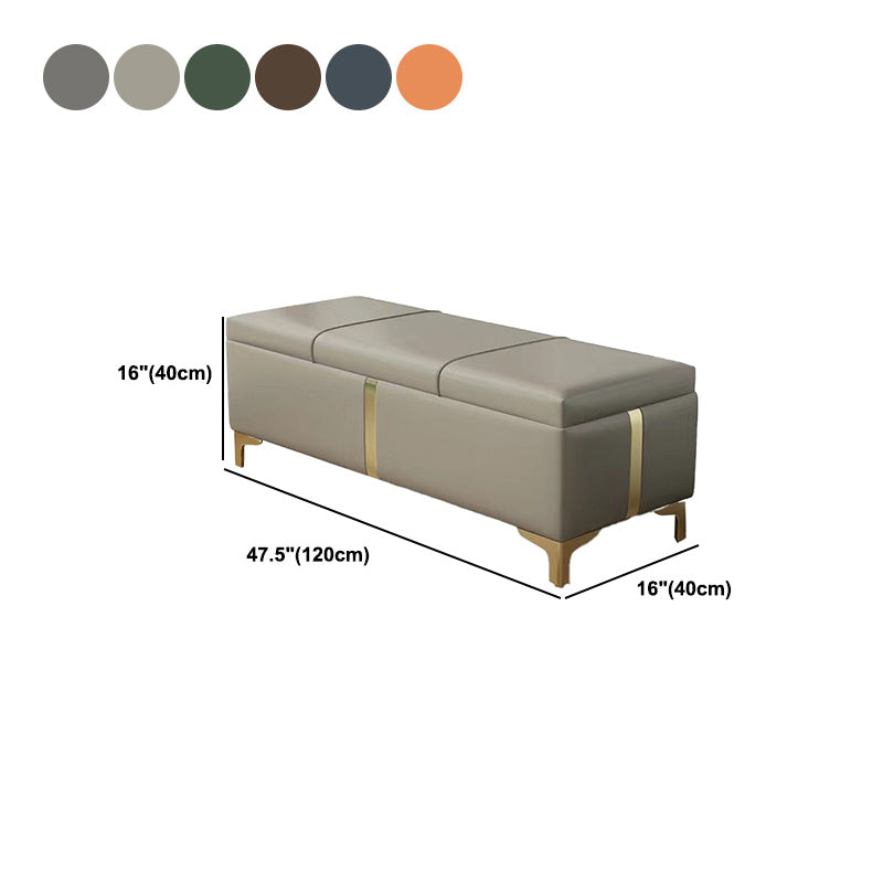 15.7 Inch Wide Modern Entryway Bench Flip Top Solid Color Bench Clearhalo 'Benches' 'Chairs & Seating' 'furn' 'furn_benches' 'Furniture' 'Living Room Furniture' 5949437