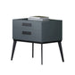 Wooden and Leather Bedside Cabinet Modern Minimalist Bedside Table with Drawers Clearhalo 'Bedroom Furniture' 'furn' 'furn_night_stand' 'Furniture' 'night_stand' 'Nightstands' 5949501