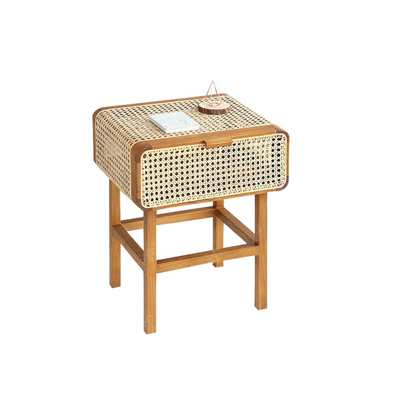 Contemporary Lower Shelf Nightstand Wooden Bedside Cabinet with Door for Bedroom Clearhalo 'Bedroom Furniture' 'furn' 'furn_night_stand' 'Furniture' 'night_stand' 'Nightstands' 5949535