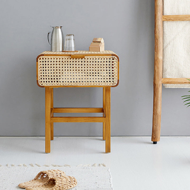 Contemporary Lower Shelf Nightstand Wooden Bedside Cabinet with Door for Bedroom Clearhalo 'Bedroom Furniture' 'furn' 'furn_night_stand' 'Furniture' 'night_stand' 'Nightstands' 5949544