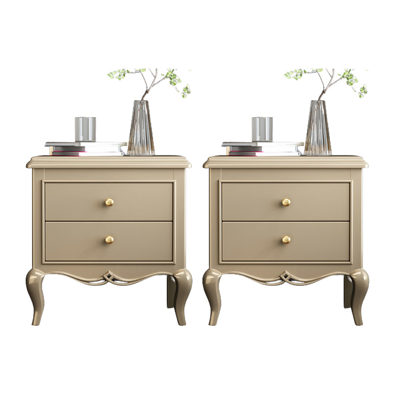 Traditioneller Eichenabend -Tischschubladen -Aufbewahrungsnachttisch für Schlafzimmer