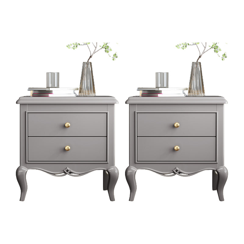 Traditioneller Eichenabend -Tischschubladen -Aufbewahrungsnachttisch für Schlafzimmer