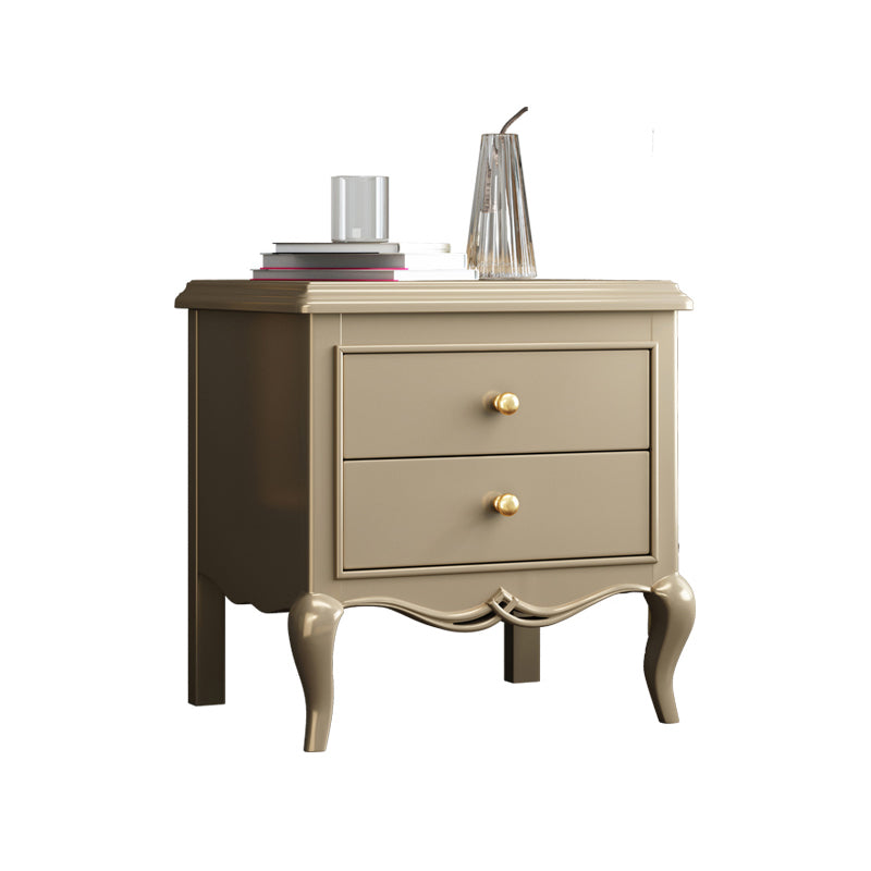 Traditioneller Eichenabend -Tischschubladen -Aufbewahrungsnachttisch für Schlafzimmer