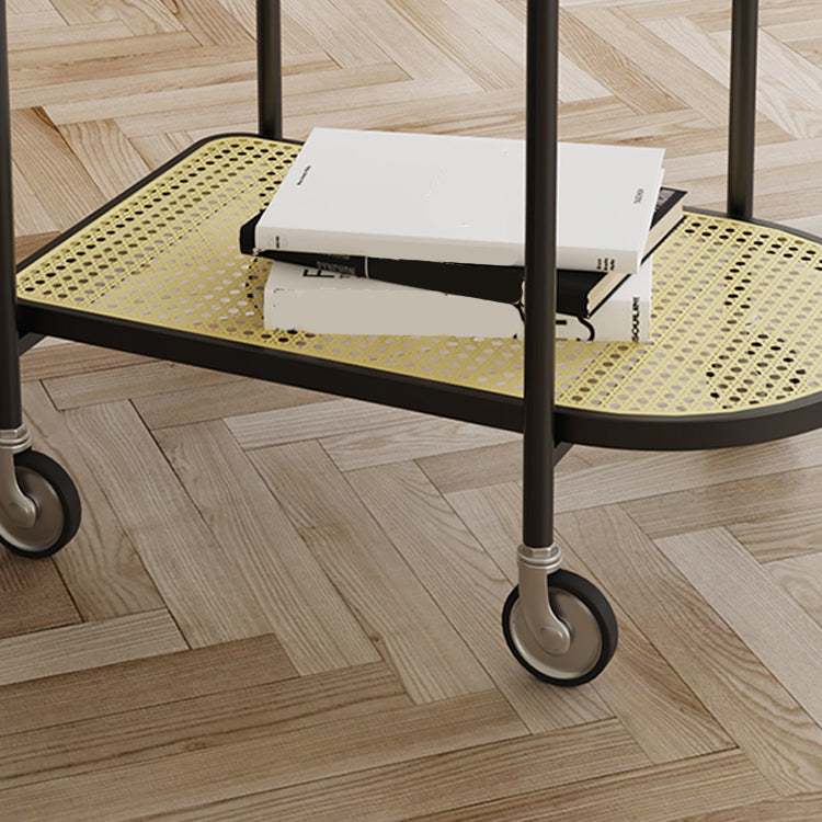 Cama de almacenamiento abierto mesita de noche gabinete moderno para dormitorio