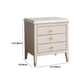 Solid Wood Accent Bedside Cabinet Drawers Included Night Table with Legs