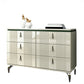 Contemporary Wooden Chest Bedroom Vertical Storage Chest with Drawers 6 Clearhalo 'Bedroom Furniture' 'Dressers & Chests' 'dressers_chests' 'furn' 'furn_dressers_chests' 'Furniture' 5949811