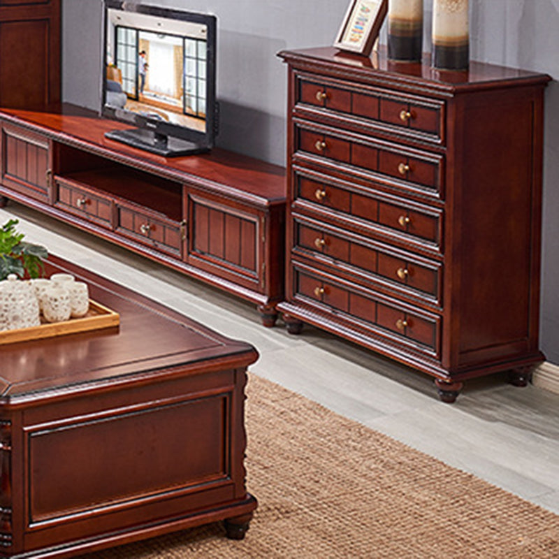 Glam Dresser vaste houten opbergkast dressoir met 3/4/5 laden