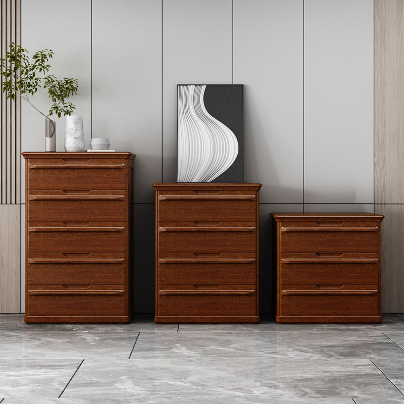 16.9 "W verticale lingerie -borst slaapkamer massieve houten opbergkast met laden