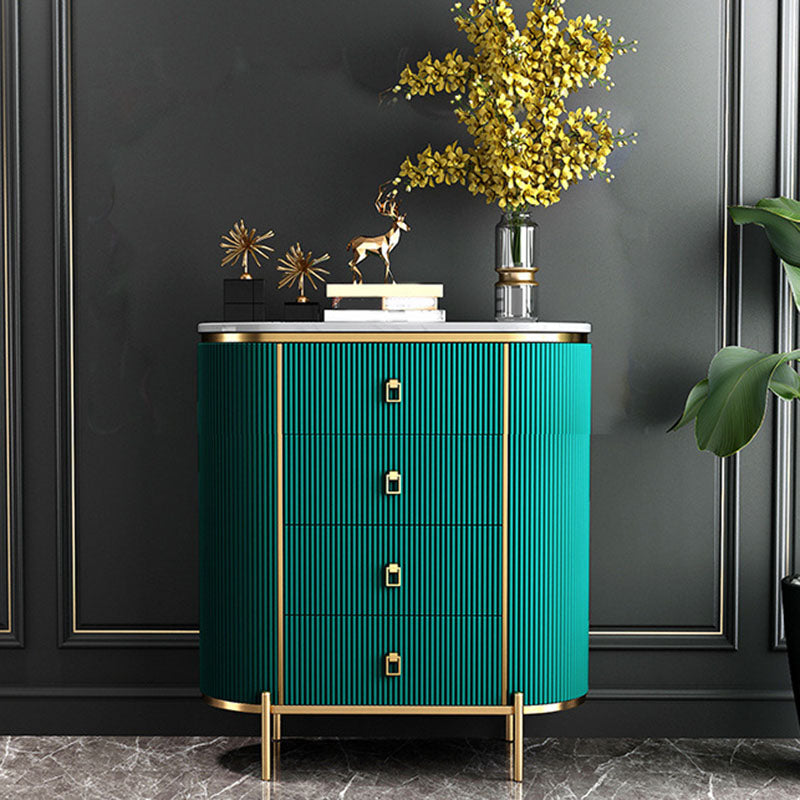 15.6-inch Width Glam Dresser Stone Storage Chest Dresser with 3/4 Drawers Green 4 Clearhalo 'Bedroom Furniture' 'Dressers & Chests' 'dressers_chests' 'furn' 'furn_dressers_chests' 'Furniture' 5949883