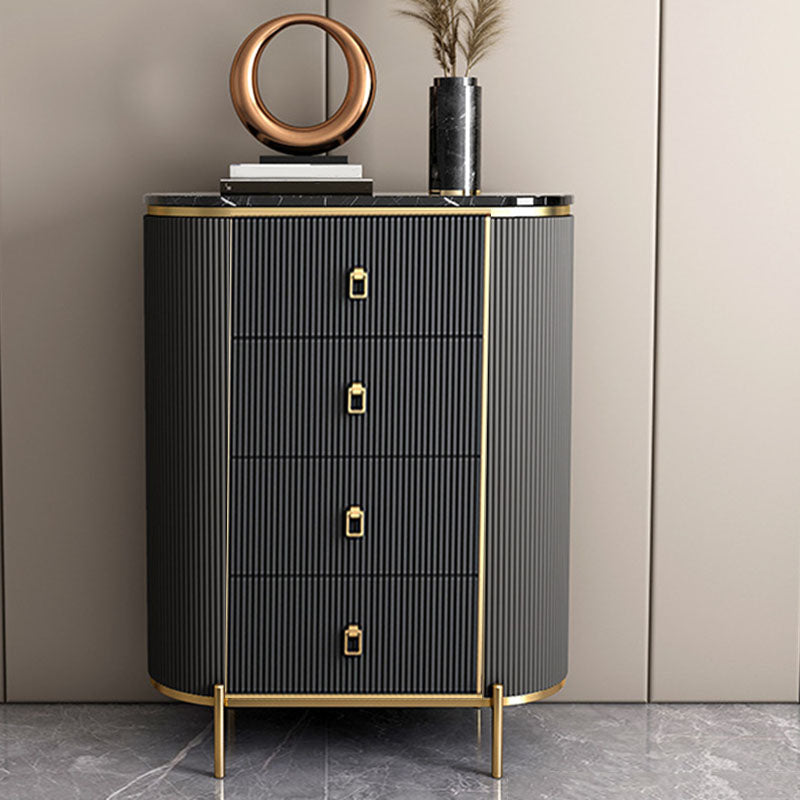15.6-inch Width Glam Dresser Stone Storage Chest Dresser with 3/4 Drawers Clearhalo 'Bedroom Furniture' 'Dressers & Chests' 'dressers_chests' 'furn' 'furn_dressers_chests' 'Furniture' 5949884
