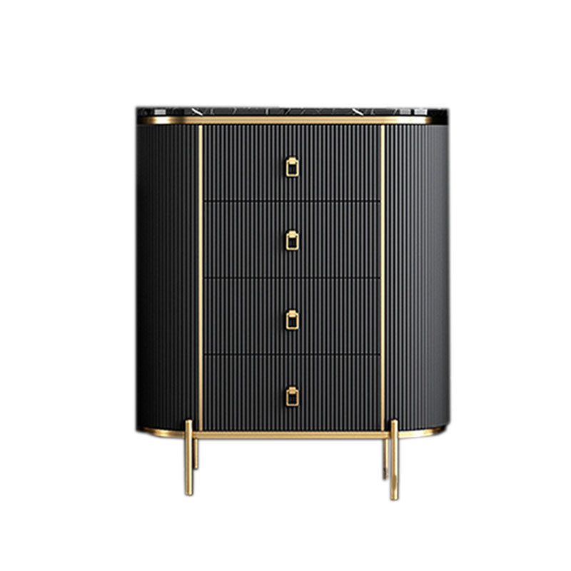 15.6-inch Width Glam Dresser Stone Storage Chest Dresser with 3/4 Drawers Clearhalo 'Bedroom Furniture' 'Dressers & Chests' 'dressers_chests' 'furn' 'furn_dressers_chests' 'Furniture' 5949886
