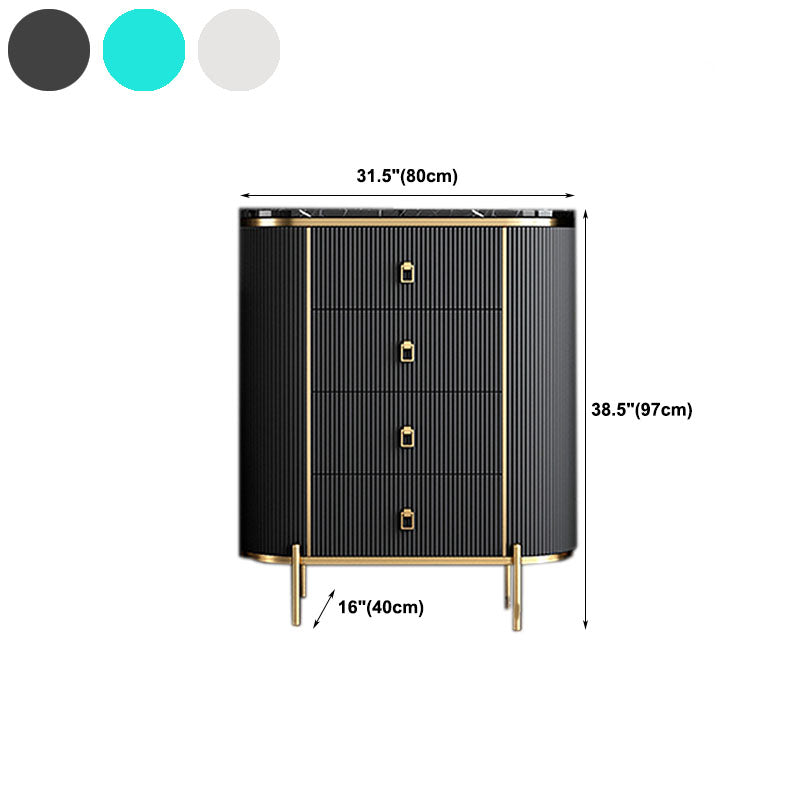15.6-inch Width Glam Dresser Stone Storage Chest Dresser with 3/4 Drawers Clearhalo 'Bedroom Furniture' 'Dressers & Chests' 'dressers_chests' 'furn' 'furn_dressers_chests' 'Furniture' 5949895