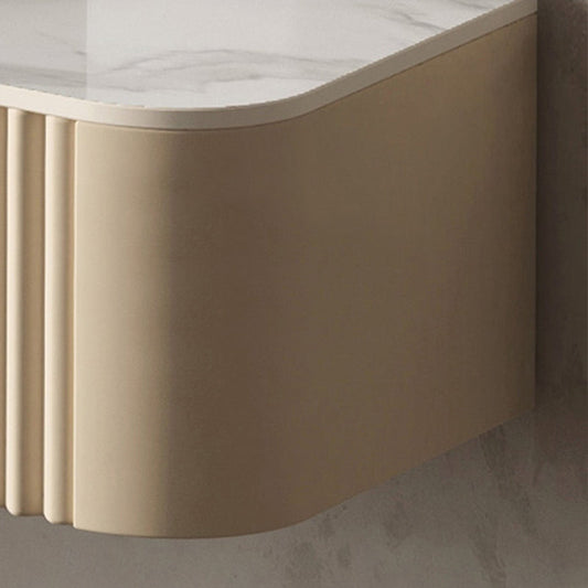 Glam Stone TV Media Stand di deposito chiuso per soggiorno TV bianco per soggiorno