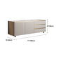Modern Stone TV Media Stand 16" W Enclosed Storage TV Stand for Living Room Clearhalo 'furn' 'furn_tv_stands_entertainment_centers' 'Furniture' 'Living Room Furniture' 'TV Stands & Entertainment Centers' 'TV Stands & Media Storage Furniture' 'tv_stands_entertainment_centers' 5950052