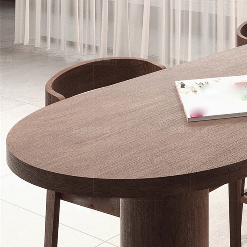 Solid Wood Bar Table Brown Dining Table for Kitchen Living Room Clearhalo 'Bar Furniture' 'Bar Tables' 'bar_tables' 'furn' 'furn_bar_tables' 'Furniture' 'Kitchen & Dining Furniture' 5952525