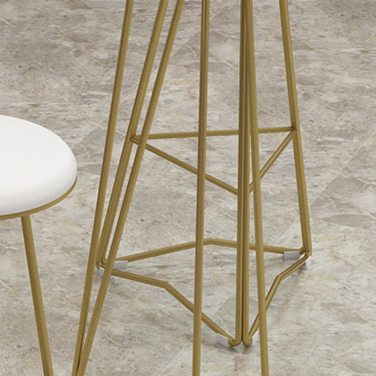 Glam Style Bar Table Rectangle Solid Wood Bar Dining Table for Living Room Clearhalo 'Bar Furniture' 'Bar Tables' 'bar_tables' 'furn' 'furn_bar_tables' 'Furniture' 'Kitchen & Dining Furniture' 5952605