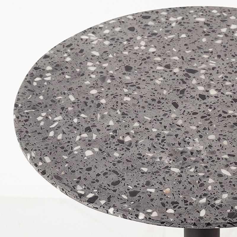 Fixed Bar Table Industrial Bistro Bar Height Cocktail Table with Metal Pedestal Clearhalo 'Bar Furniture' 'Bar Tables' 'bar_tables' 'furn' 'furn_bar_tables' 'Furniture' 'Kitchen & Dining Furniture' 5952627