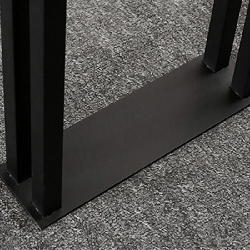 Industrial Style Rectangle Bar Table Stone Sled Base Bar Dining Table Clearhalo 'Bar Furniture' 'Bar Tables' 'bar_tables' 'furn' 'furn_bar_tables' 'Furniture' 'Kitchen & Dining Furniture' 5952738