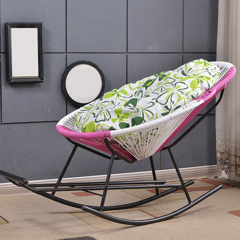 Sedia a rocciale minimalista moderna sedia a bilanciere mandrino per casa