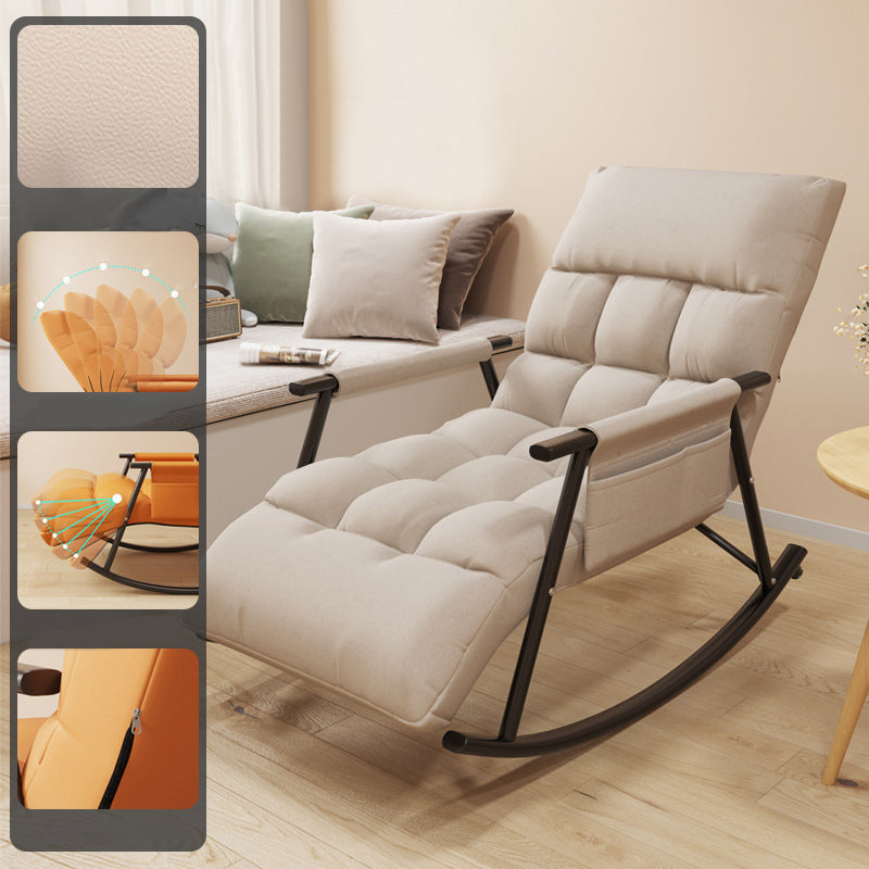 Chaise de bascule moderne de coussin de coussin à la chaise à bascule de broche pour le salon