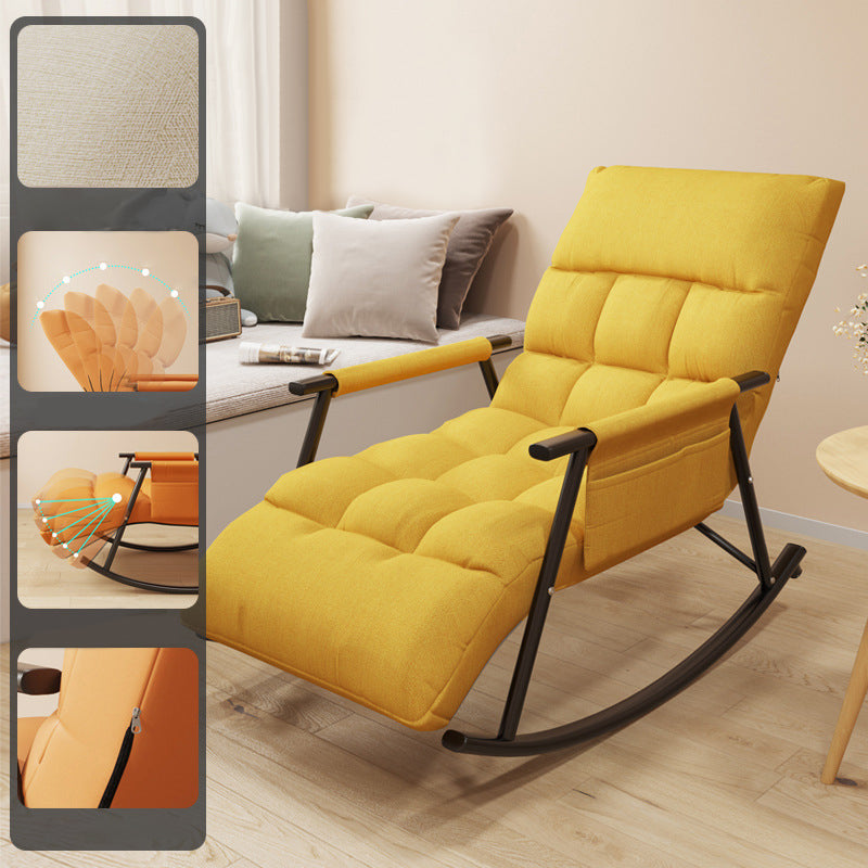 Chaise de bascule moderne de coussin de coussin à la chaise à bascule de broche pour le salon