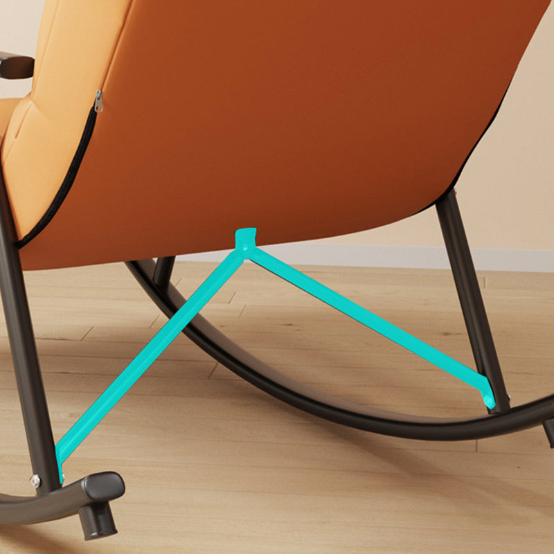 Chaise de bascule moderne de coussin de coussin à la chaise à bascule de broche pour le salon