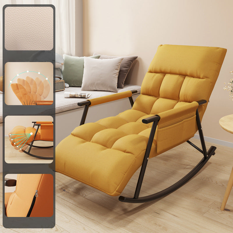 Chaise de bascule moderne de coussin de coussin à la chaise à bascule de broche pour le salon