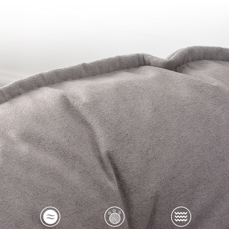 Chaise à bascule en daim chaise à bascule contemporaine avec coussins amovibles