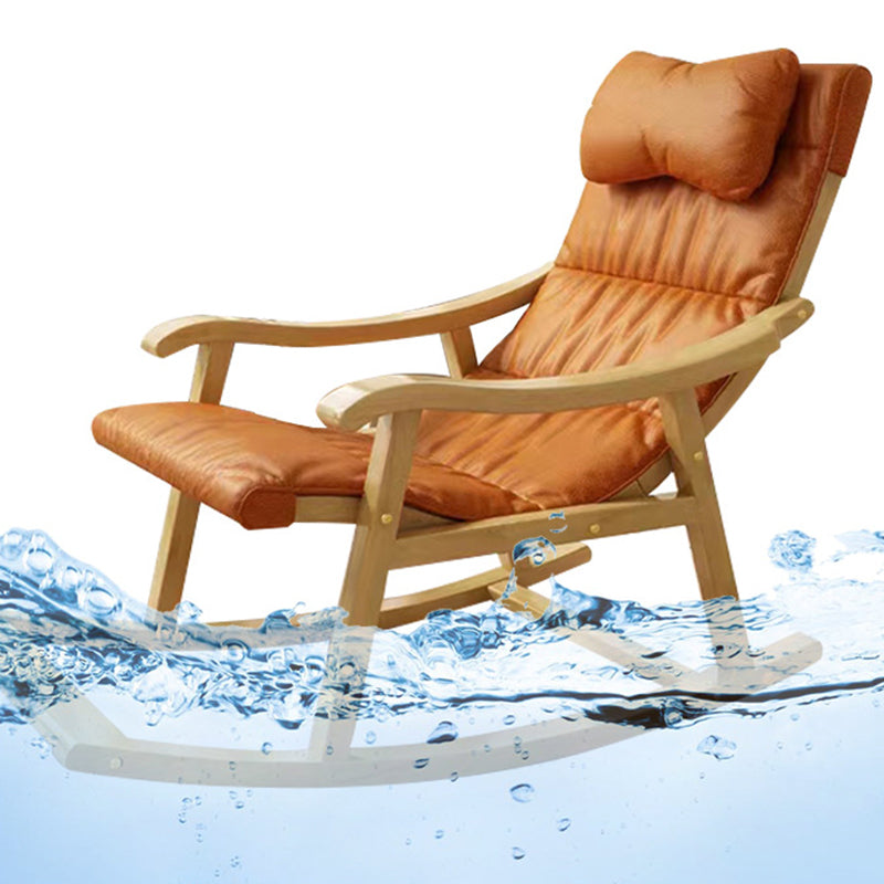 Contemporary Rocking Chair Solid Wood Rocker Chair with Padded Seat Clearhalo 'Chairs & Seating' 'furn' 'furn_rocking_chairs' 'Furniture' 'Living Room Furniture' 'Rocking Chairs' 'rocking_chairs' 5953420