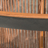 Chaise de fauteuil inclinable contemporain et fauteuil inclinable en osier avec oreiller