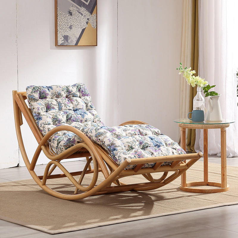 Chaise d'accentuation à bascule traditionnelle en métal chaise à bascule de broche allongée 27,6 "de large