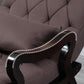 Chaise à bascule moderne du milieu du siècle allongé avec chaise de culbuteur à coussin 26,4 "x 49,2" x 33,9 "