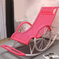 Modern Rocking Accent Chair Rattan/Wicker Rocker Chair for Porch Pink Clearhalo 'Chairs & Seating' 'furn' 'furn_rocking_chairs' 'Furniture' 'Living Room Furniture' 'Rocking Chairs' 'rocking_chairs' 5953655