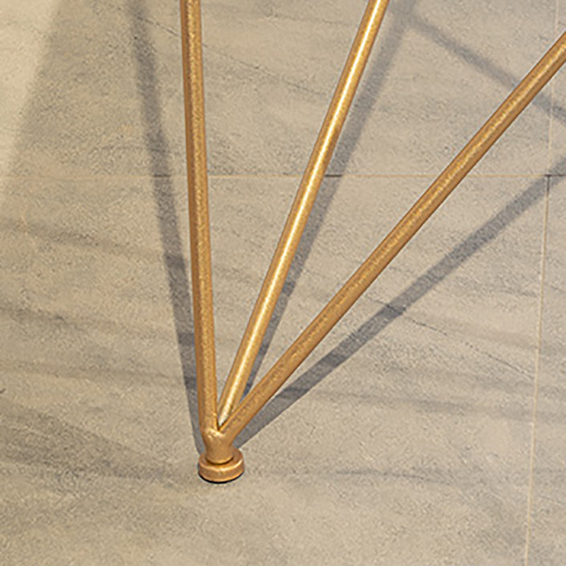 Glam Solid Wood Writing Desk Natural Hairpin Base Type Office Desk