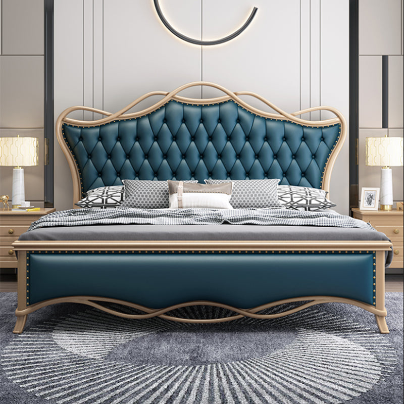 Matelas en bois massif glam inclus avec lit standard panneau de dossier de tête de lit