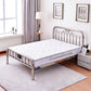 Contemporary Style Bed Frame Metal Standard Bed with Headboard
