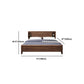 Scandinavian Solid Wood Storage with Headboard Panel Standard Bed