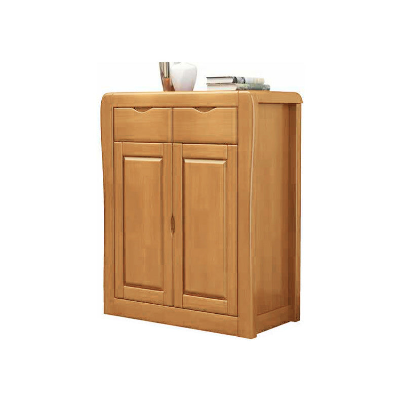 Cabinet d'accent moderne du milieu du siècle avec portes et tiroirs armoire