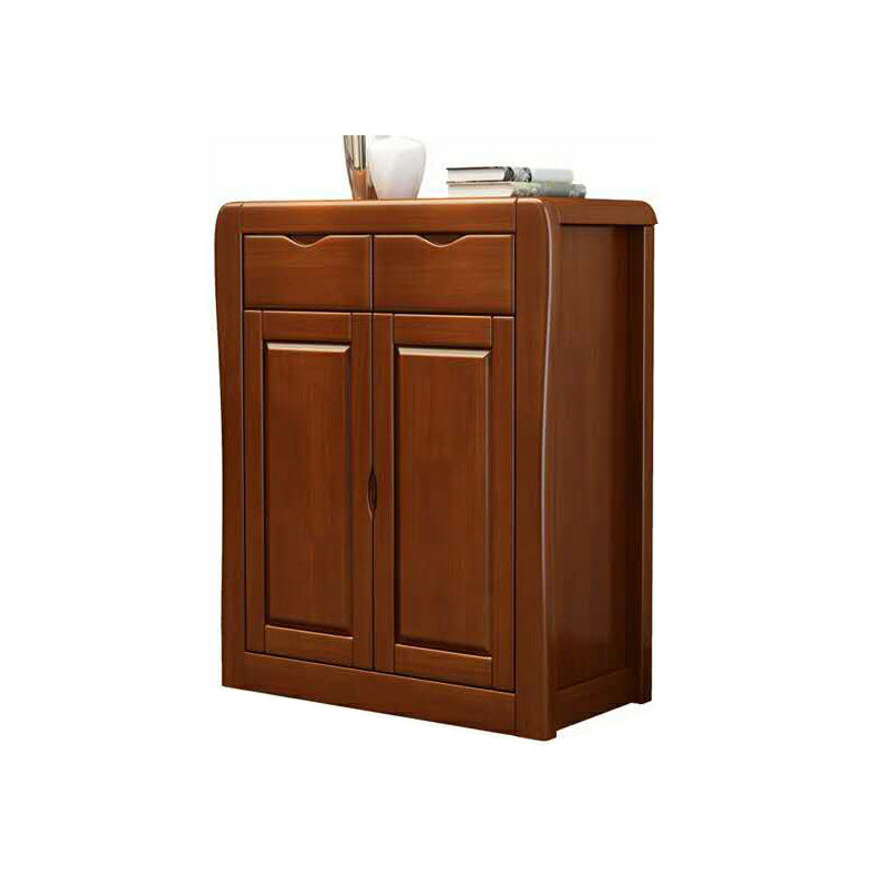 Cabinet d'accent moderne du milieu du siècle avec portes et tiroirs armoire