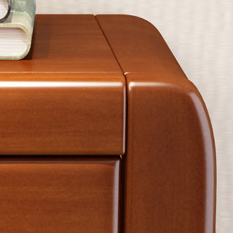 Cabinet d'accent moderne du milieu du siècle avec portes et tiroirs armoire